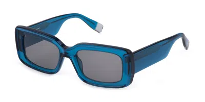 Furla Sfu630v 0855 Women's Sunglasses Blue Size 53