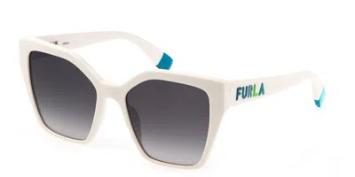 Furla Sfu686 03gf Women's Sunglasses White Size 54