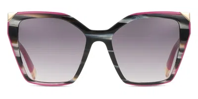 Furla Sfu686v 05gz Women's Sunglasses Black Size 54