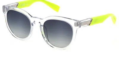 Furla Sfu687 0p79 Women's Sunglasses Clear Size 51 In Transparent