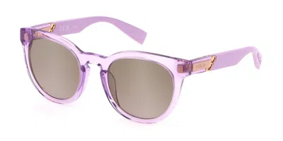 Furla Sfu687 6pfg Women's Sunglasses Purple Size 51