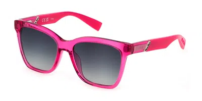 Furla Sfu688 03gb Women's Sunglasses Pink Size 54
