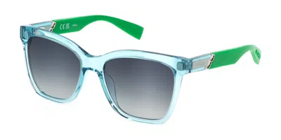 Furla Sfu688 C71b Women's Sunglasses Blue Size 54