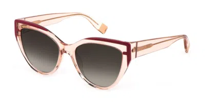Furla Sfu694 09tu Women's Sunglasses Pink Size 55