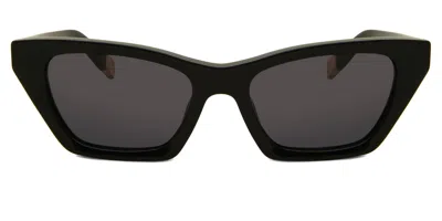 Furla Sfu777 0700 Women's Sunglasses Black Size 53