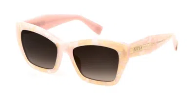Furla Sfu778 0ap4 Men's Sunglasses Pink Size 55 In Brown