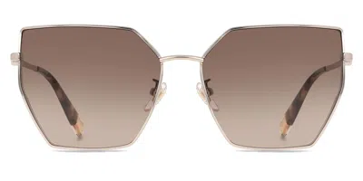 Furla Sfu786 0a39 Women's Sunglasses Gold Size 61 In Silver