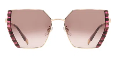 Furla Sfu786v 0ahl Women's Sunglasses Gold Size 57