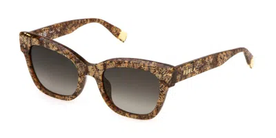 Furla Sfu814 0v83 Men's Sunglasses Tortoiseshell Size 52