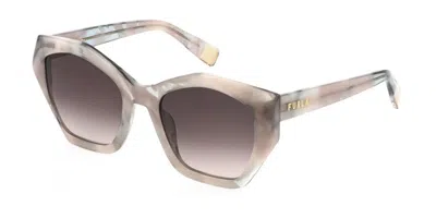 Furla Sfu885 0gl8 Occhiali Da Sole Grigi Per Uomo In Multi