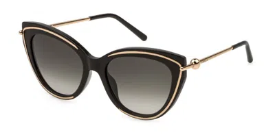 Furla Sfu889 06yw Women's Sunglasses Brown Size 55 In Black