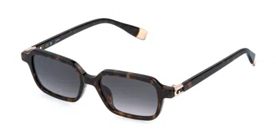 Furla Sfu971 02bl Men's Sunglasses Tortoiseshell Size 50 In Animal Print
