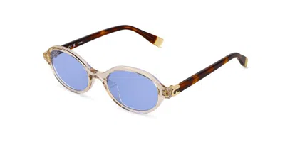 Furla Sfu972 07t1 Men's Sunglasses Brown Size 51 In Multi