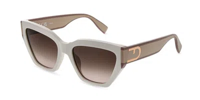 Furla Sfu975v 03gf Occhiali Da Sole Bianchi Per Uomo In Multi