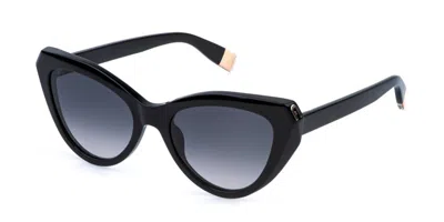 Furla Sfu977 0700 Occhiali Da Sole Neri Per Donna In Black