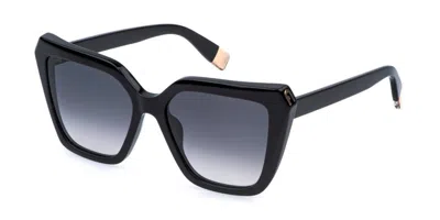 Furla Sfu978 0700 Occhiali Da Sole Neri Per Donna In Black