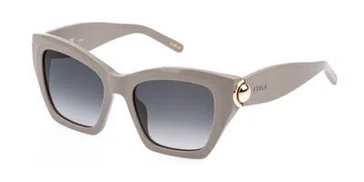 Furla Sfu979 06y1 Occhiali Da Sole Marroni Per Donna In Gray
