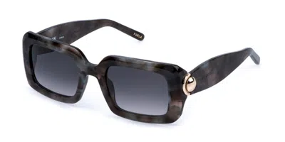 Furla Sfu980 03ka Occhiali Da Sole Tartarugatishell Per Uomo In Black