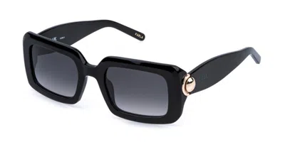 Furla Sfu980 0700 Occhiali Da Sole Neri Per Uomo In Black