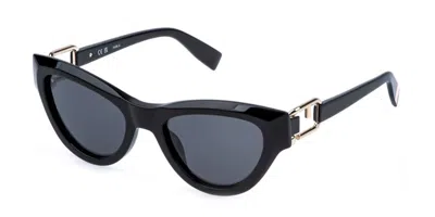 Furla Sfu982 0700 Occhiali Da Sole Neri Per Donna In Black