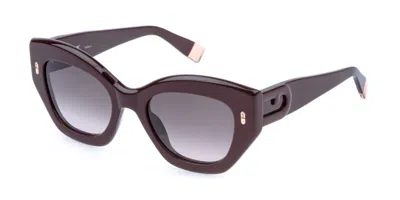 Furla Sfu985 06yw Occhiali Da Sole Marroni Per Donna In Brown