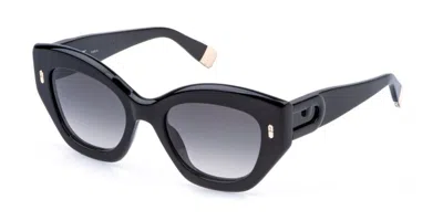 Furla Sfu985 0700 Occhiali Da Sole Neri Per Donna In Black