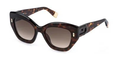 Furla Sfu985 0agh Occhiali Da Sole Tartarugatishell Per Donna In Brown