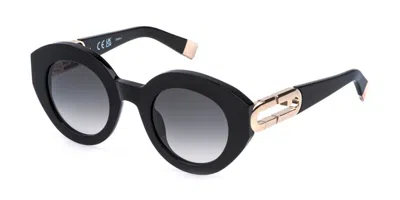 Furla Sfu987 0700 Occhiali Da Sole Neri Per Uomo In Black