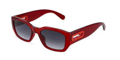 Furla Sfub07 07ed Men's Sunglasses Red Size 54 In Burgundy