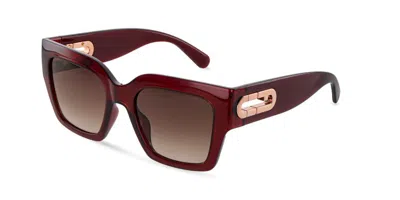 Furla Sfub08 01ed Men's Sunglasses Burgundy Size 53