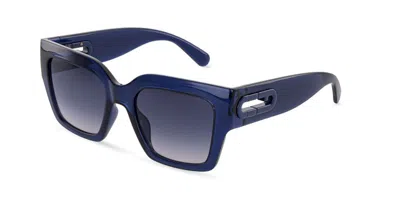 Furla Sfub08 06g5 Men's Sunglasses Blue Size 53