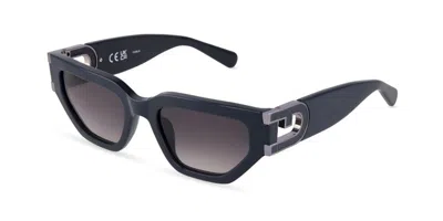 Furla Sfub09 09gu Men's Sunglasses Blue Size 53