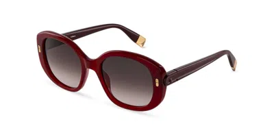 Furla Sfub10 099n Men's Sunglasses Burgundy Size 54
