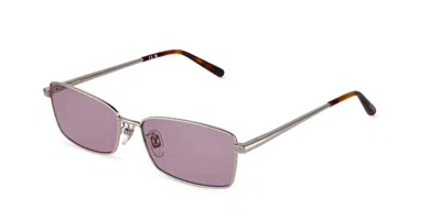 Furla Sfub18 0589 Men's Sunglasses Silver Size 58 In Purple