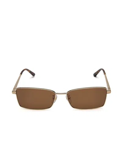 Furla Sfub18 Metal Rectangle Sunglasses In Brown