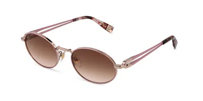 Furla Sfub30 0f38 Men's Sunglasses Pink Size 55 In Brown