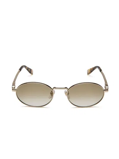 Furla Sfub30 Polished Rose Gold Metal Sunglasses