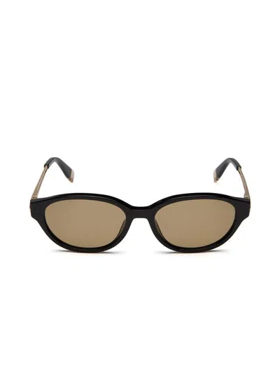 Furla Sfub31 Glossy Black Cat-eye Sunglasses