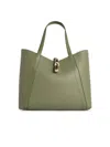 Furla Logo Detail Shoulder Bag In Green