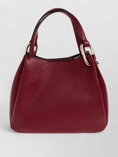Furla Shoulder Bag Adjustable Strap Gold Tone Hardware