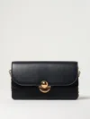 Furla Leather Crossbody Bag Chain Strap Gold-tone Hardware In Black