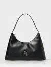 Furla Diamante Small Shoulder Bag In Black