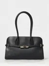 Furla Women's Medium Meti Leather Tote Bag In Black