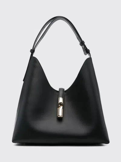 Furla Borsa Goccia M Hobo Nera In Black