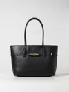 Furla Logo-buckle Tote Bag In Black