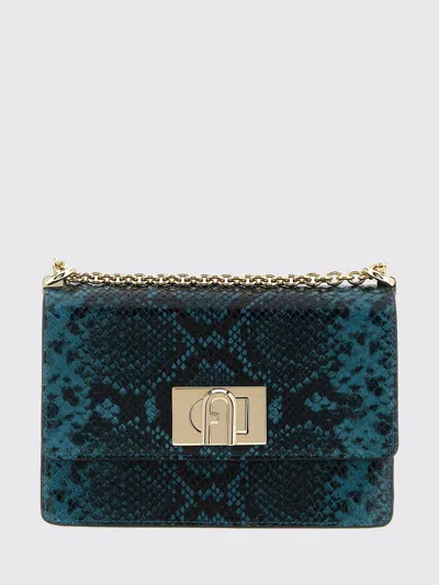 FURLA FURLA 1927 PRINTED GOATSKIN SHOULDER BAG