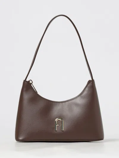 FURLA SHOULDER BAG FURLA WOMAN COLOR COFFEE,434404132