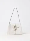 Furla Nuvola S Shoulder Bag Woman Shoulder Bag Ivory Size - Leather In Ivory