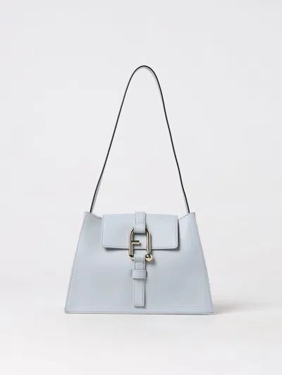 Furla Shoulder Bag  Woman Color Sky Blue In Gray