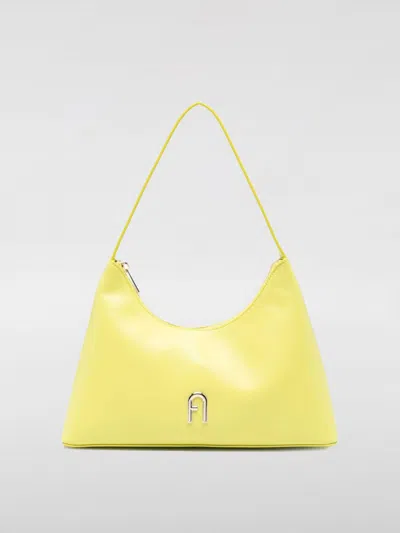 Furla Diamante Shoulder Bag In Yellow